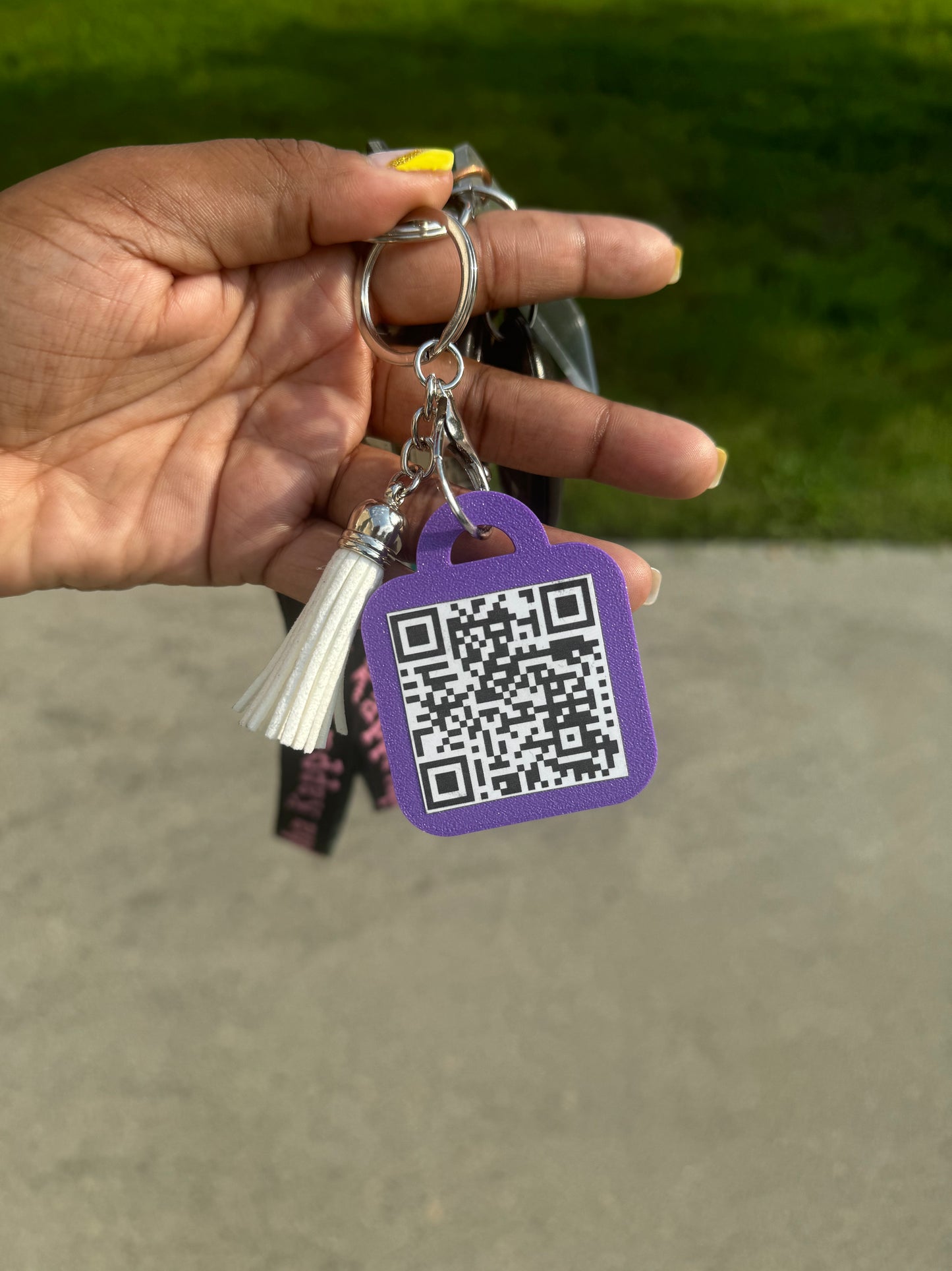 IG QR Code Keychain
