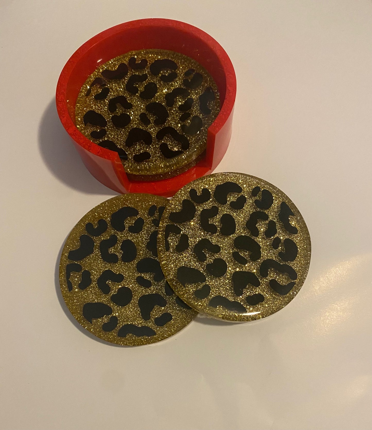 Cheetah Coaster Set