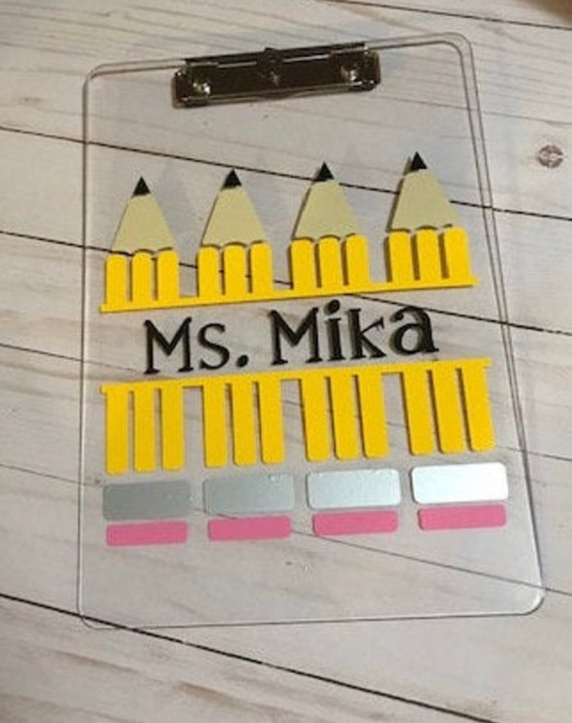 Custom Teacher Appreciation Clipboards