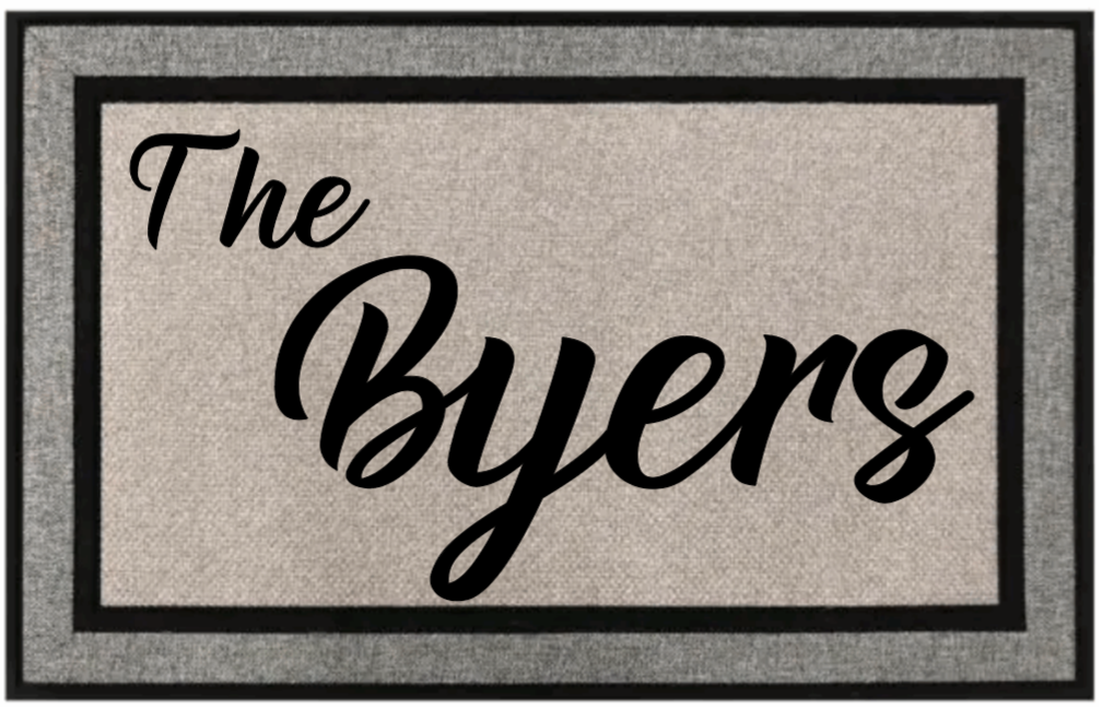 Last Name Doormat