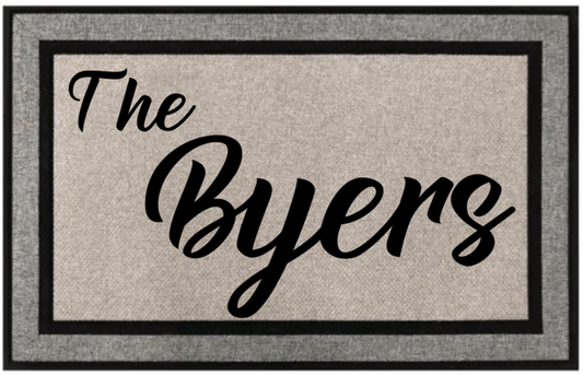 Last Name Doormat