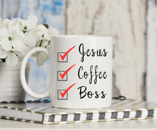 Jesus. Coffee. Boss Mug